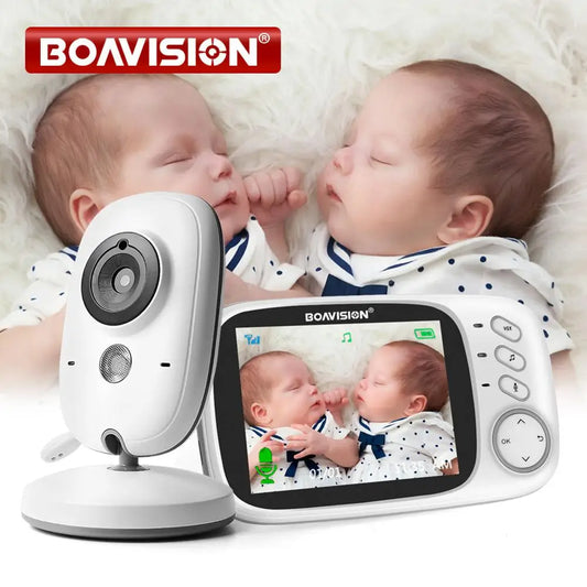 Video Baby Monitor 2.4G Wireless With 3.2 Inches LCD