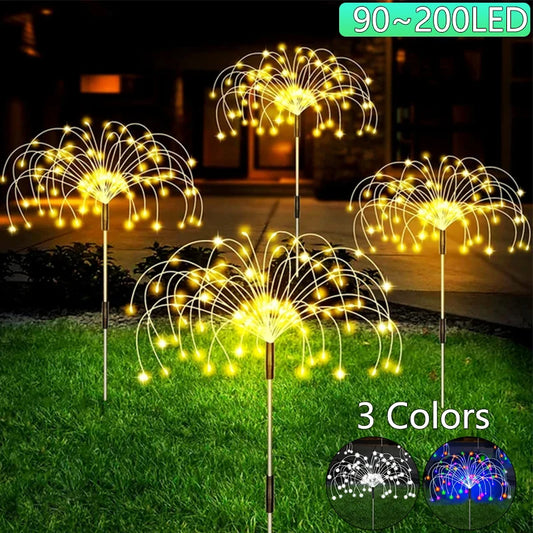 LED Solar Firework Light