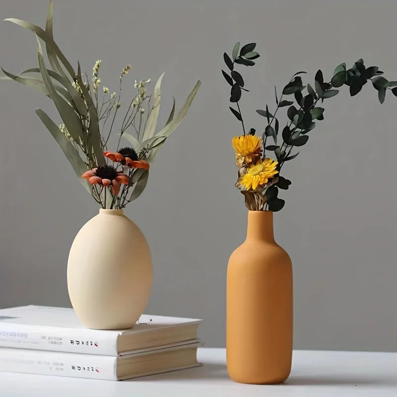 Nebula Bloom - 4 Pcs Ceramic Vases